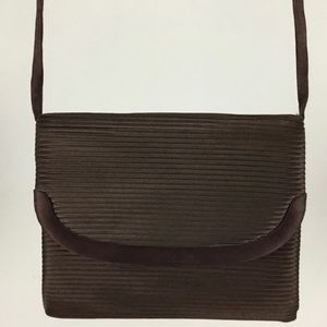 Very Cute Brown Fabric Evening Bag